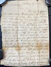 1837 Ny Stampless Letter To Harvey D  Smith From A a  Thomas