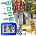 Neskla 3d Pedometer Simple Step Counter For Walking W  Large Digital Display