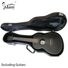 Glarry New 26  Deluxe Protable Tenor Ukulele Hard Case Leather Black