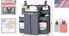 Durable Nursery Hanging Diaper Stacker With Large Zippered Bag For Essentials