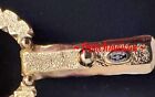 Authentic Chanel Cc Logo Gold Hair Clip Multicolor Crystals New Rare