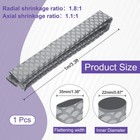 3 3ft 22mm Dia 1 8 1 Heat Shrink Tubing For Fishing Rods  Gray