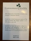 Connemara Marble 2    Heart Shamrock Keychain Irish Made In Ireland W  Box   Tag