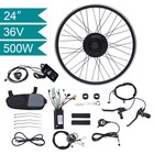 24in 36v 500w Electric Bicycle Front rear Wheel Hub Motor E-bike Conversion Kit