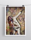 Steven Tyler 24x36inch Poster  Aerosmith Artwork  Steven Tyler Pop Free Shipping
