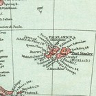 Argentina Chile Bolivia Uruguay  Paraguay Dated 1911 Map Islas Malvinas Falkland