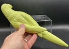 Vintage Ceramic Light Green Parrot Wall Decor 