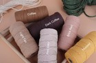 2mm X 220 Yards Red Macrame Cord Colored Cotton Rope Craft Yarn Plant Hanger