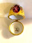Bal A Versailles Jean Desprez 2003 Porcelain Egg Rare Vintage 4  X 2 5  New