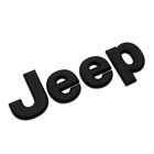 2005-17 Oem Mopar Hood Or Liftgate Matte Black Jeep Emblem Nameplate 68211296aa