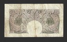 Boe - 10 - Shillings - Emergency Ww11 Issue Mauve Banknote 1940 s  -z79e 325855
