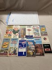 Vintage Gas Oil Road Maps Lot Of 12 Conoco Ashland Apco Atlantic B-a Advertising