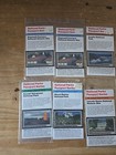 Vintage National Parks Passport Series 1986-1987 Regional Stamp Cards Lot Set