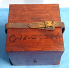 Antique Dovetailed Mahogany Marine  Chronometer Guard Case