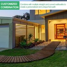 8  Wooden Garden Pathway outdoor Roll Out Cedar Straight Walkway patio Path