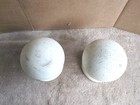 Vintage Pair Antique Old Wood Staircase Newel Post Finial Cap Topper 