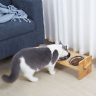 Large Volume Elevate Cat Dog Bowl Stand Nonslip Dual Raised Food Water Pet Bowls