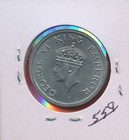 India - 1 Rupee -1947 Tiger -unc -  3809