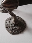 Set Of 2 Vintage Ornate Mcm Brass Wall Mount Towel Holder Racks 18   Each