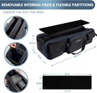 Tripod Carrying Case Bag 40 5  Resistant Light Stand Bag W  2 Protective Pads