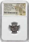 Vespasian 69-79 Ad  Roman Empire Silver Ar Drachm Denarius Coin Rare  Ngc Ch Vf