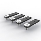39mm Aluminium Speaker Spike Pad Shock Absorbing Isolation Stand Feet Nail