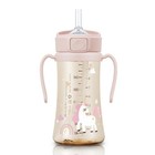 Grosmimi Flip Top Spill Proof Sippy Cup  Ppsu  Bpa Free  10 Oz  Stage 2 Straw   