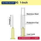 20 Gauge 1 Inch  25mm  Needle Individually Wrapped 100 Pcs Luer Lock Needles Ind