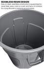 Rubbermaid Commercial Products Brute Heavy-duty Round 6 Pack  Gray