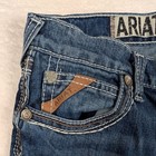 Ariat B4 Relaxed Boys Jeans Size 14 Medium Wash Straight Denim Western Whiskers