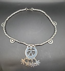 Vintage Navajo Silver Handmade Necklace