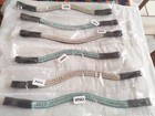 Bling 5 Row Crystal Leather Wave Browband For Horse Dressing With Free Shipping 