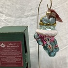 Slavic Treasures    trapeze Trip    Blown Glass Ornament 02-650 6 5    T