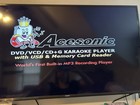 Acesonic Dgx-109 Multi-format Karaoke Dvd Player   Recorder - Tested Works 40 Cd