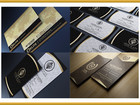 50 Professional Golden Business Card Design Psd Templates With Past Delivery