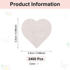 2400 Pcs 1 Inch Hearts Paper Confetti Tissue Confetti Party Decoration For Ballo