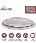 Marble Toilet Seat Durable Molded Wood With Quiet Close easy Clean   quick-rele   