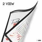 25 Pack Of Black Menu Covers - Single Page  2 Views  Fits 10 25 X 14 Inch