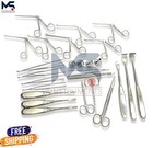 Tympanoplasty Instruments 58 Pcs Set Micro Ear Surgery Ent Instruments