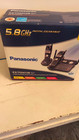 Panasonic Kx-tg5672b 5 8ghz 2-handset 2-line Cordless Phone Black Bluetooth