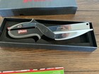 Gotze Stainless Steel Scissor Knife W  Cutting Board  Nib   Great Gift
