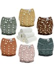 6-pack Mama Koala 3 0 Pocket Cloth Diapers For Babies With Awj Lining