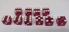 Vegas Craps Dice  las Vegas Club  Set Of 10 Dice Serial 0094  And 0123 Table 