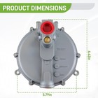 Garretson Impco Model Kn Low Pressure Regulator 039-122 Lpg Generator Engine Lp
