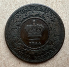Canada  Nova Scotia  1 Cent  1864  Km 8 2  Mintage 800k
