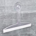 Idesign 22300 Plastic Suction Squeegee With Storage Hook Large  Clear