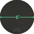 C  the Premium Large Round Extra Thick 6 Ft Non-slip Yoga Mat  Barefoot Yoga