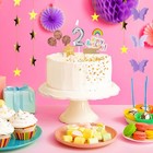 12th Birthday Silver Curved Number Candles Birthday Cake Candle Decorations