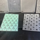 Lot Of 6 Embossing Folders  Sizzix  Darice  Various