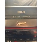 Rca Rs2625 5 Disc Cd Changer Mp3 Dual Cassette Deck Am Fm Stereo Shelf System
